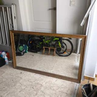 Espejo Grande Marco Dorado 184x85cm