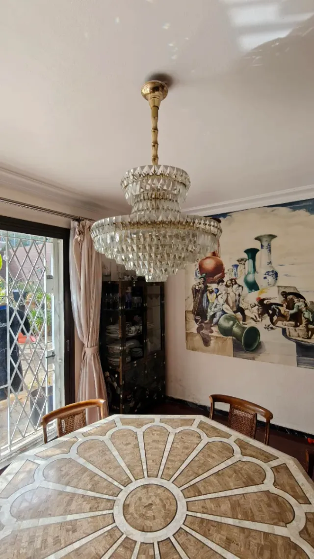 Lámpara Chandelier Cristal 100cm