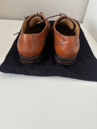 Zapatos Oxford Piel Vintage Marrón