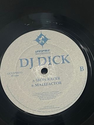 Vinilo DJ Dick Iron Raver 10 Años Low Spirit