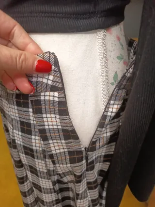 Falda Plisada Cuadros Mini