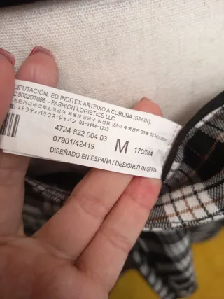 Falda Plisada Cuadros Mini