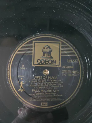 Vinilo Paul McCartney - Pipes of Peace