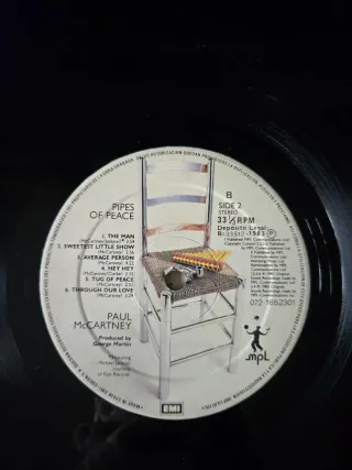 Vinilo Paul McCartney - Pipes of Peace