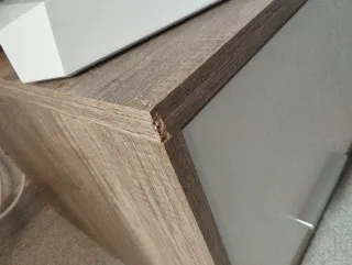 Mueble TV con vitrina y bar