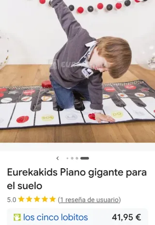 Piano Gigante Eurekakids para el suelo