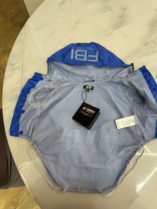 Impermeabile cane blu FBI