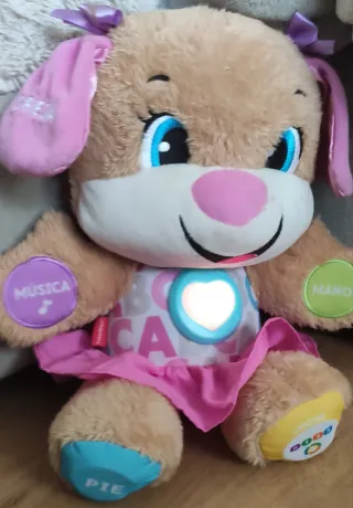 Perrita Fisher-Price Ríe y Aprende Interactiva