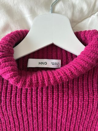 Jersey de punto fucsia