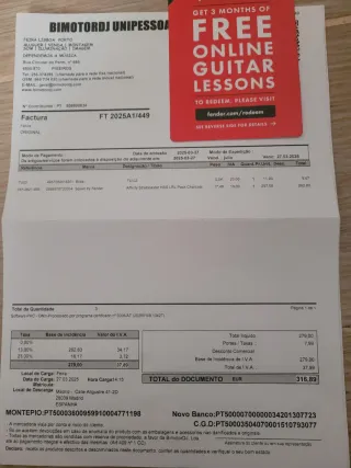 Guitarra Squier by Fender HSS LRL Negra