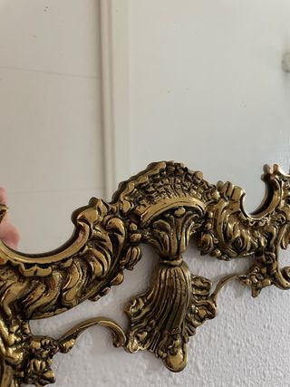 Espectacular Espejo antiguo bronce dorado barroco