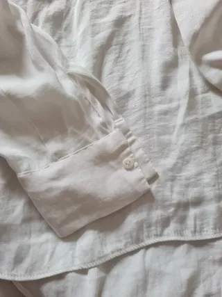 Blusa Stradivarius Blanca Talla S