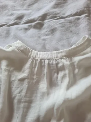 Blusa Stradivarius Blanca Talla S