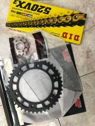 Kit Cadena D.I.D 520VX3 Honda CBR 600 RR
