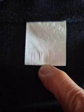 Chaqueta de punto azul marino talla 54