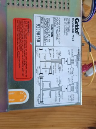 Radio Cassette Coche, Geldof GD-710X