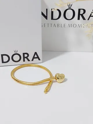 Pulsera Pandora Talla 18 Oro