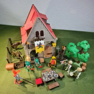 Playmobil Posada Medieval con Figuras