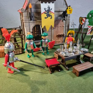 Playmobil Posada Medieval con Figuras
