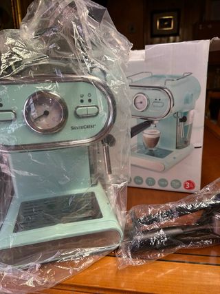 Cafetera SilverCrest Retro Azul