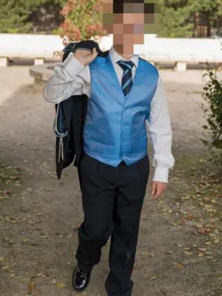 Traje Comunión Almirante Talla 10 Azul