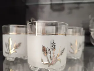 Conjunto Cubitera y 6 Vasos Vintage Coverto Italy