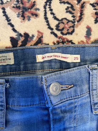 Jeans Levi's donna blu skinny vita alta