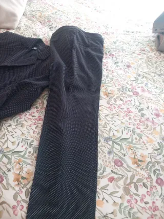 Chaqueta blazerZARA negro lunar, chaq S y pant M