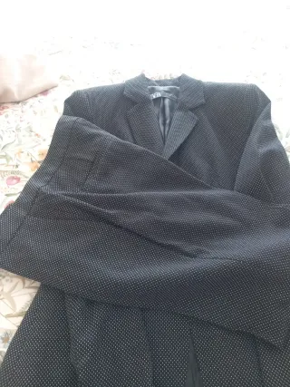 Chaqueta blazerZARA negro lunar, chaq S y pant M