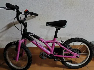 Bicicleta Monty 16 rosa