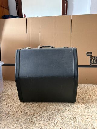 Acordeón rojo con funda