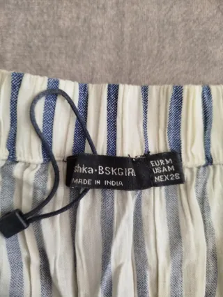 Mono corto rayas blanco y azul