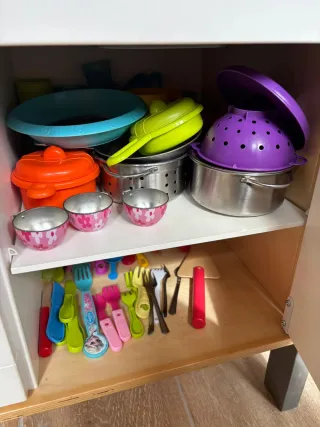 Cocina de juguete de madera