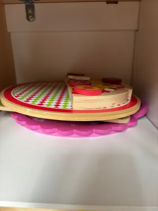 Cocina de juguete de madera