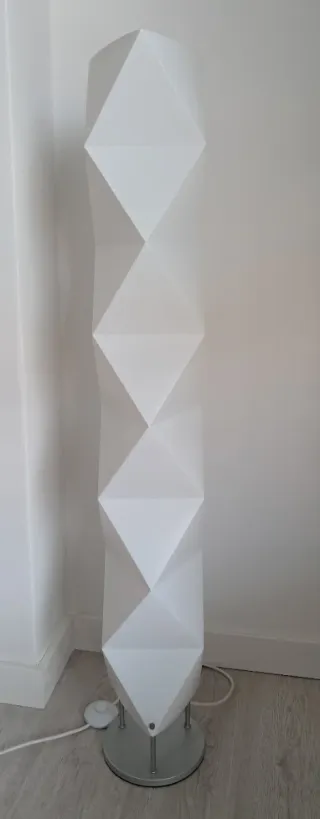 Lámpara de pie geométrica modular vintage