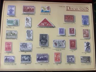 Colección sellos plata chapada oro