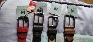 Cinture Amaro Jeans in pelle