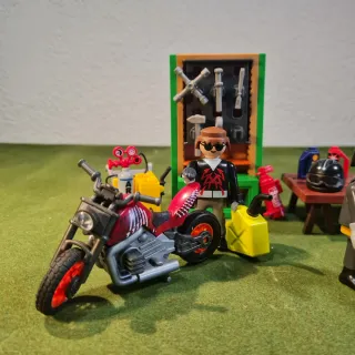 Playmobil Motoristas y Taller