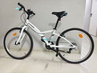 Bicicleta Infantil B'TWIN 20 Blanca