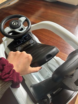 Coche para montarse para niños, blanco