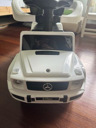 Coche para montarse para niños, blanco