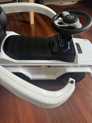 Coche para montarse para niños, blanco