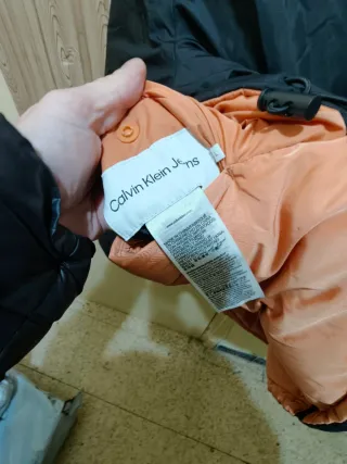 Chaqueta Calvin Klein Jeans Negra Hombre