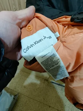 Chaqueta Calvin Klein Jeans Negra Hombre