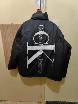 Chaqueta Calvin Klein Jeans Negra Hombre