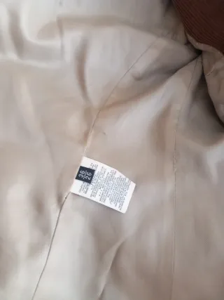 Chaqueta pana Massimo Dutti Marrón Talla M