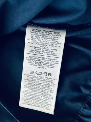 Camisa Nike Club Oxford Manga Corta Talla S