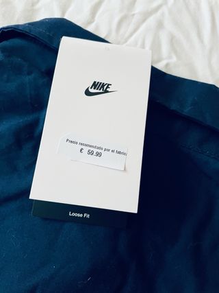 Camisa Nike Club Oxford Manga Corta Talla S