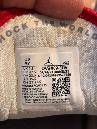 Nike Air Jordan III niño T.37,5