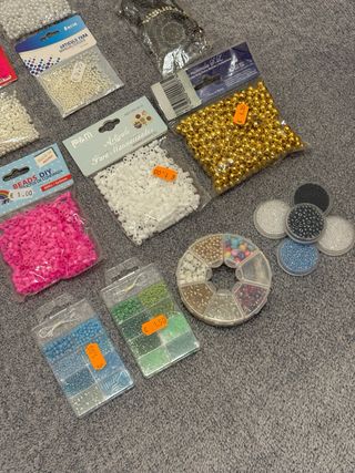 Lote variedad abalorios nuevos / 5€ todo